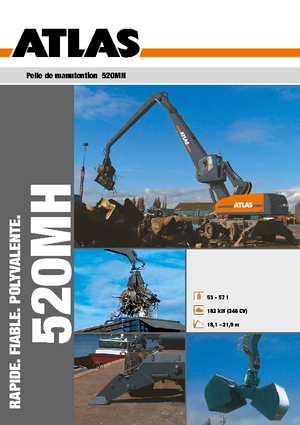Wheel Excavators Atlas 520 MH
