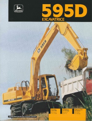 Wheel Excavators John Deere Construction 595D