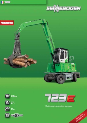 Wheel Excavators Sennebogen 723 E