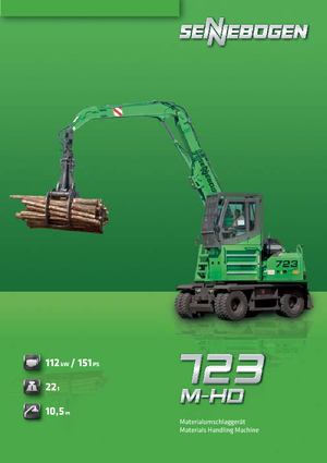 Tekerlekli ekskavatörler Sennebogen 723 M-HD