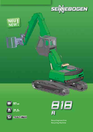 Tekerlekli ekskavatörler Sennebogen 818 R
