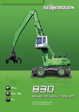 Wheel Excavators Sennebogen 830 M-HD