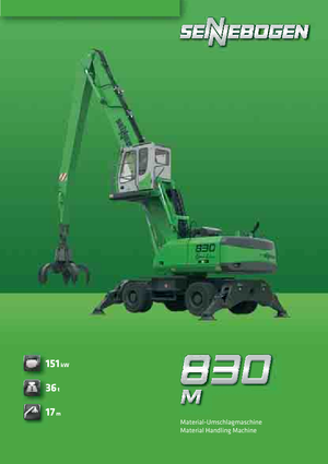 Wheel Excavators Sennebogen 830 M