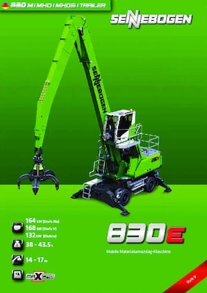 Malzeme İşleyiciler Sennebogen 830M E 