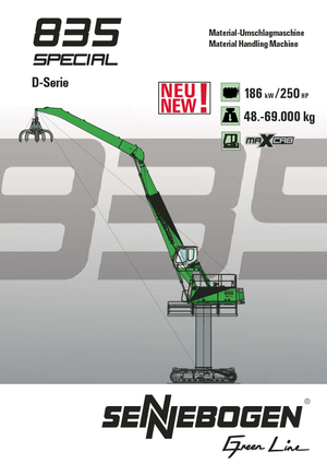 Wheel Excavators Sennebogen 835 M-special