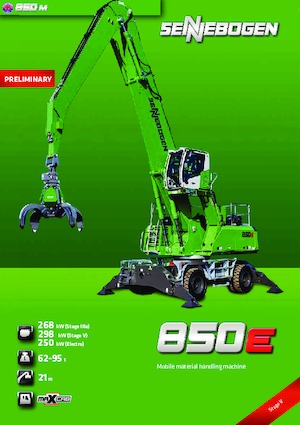 Malzeme İşleyiciler Sennebogen 850M E 