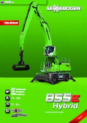 Malzeme İşleyiciler Sennebogen 855M E Hybrid  