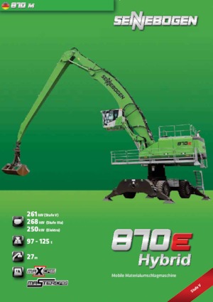 Tekerlekli ekskavatörler Sennebogen 870 M
