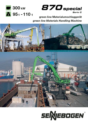 Wheel Excavators Sennebogen 870 M-special