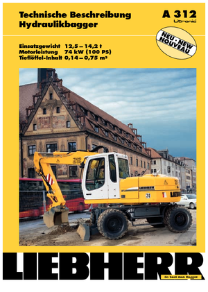 Wheel Excavators Liebherr A 312 Litronic