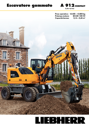 Wheel Excavators Liebherr A 912 Compact Litronic