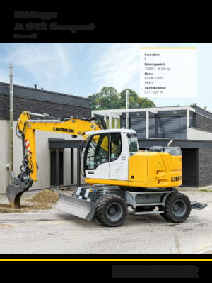 Wheel Excavators Liebherr A 913 Compact Litronic
