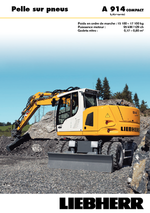 Wheel Excavators Liebherr A 914 Compact Litronic