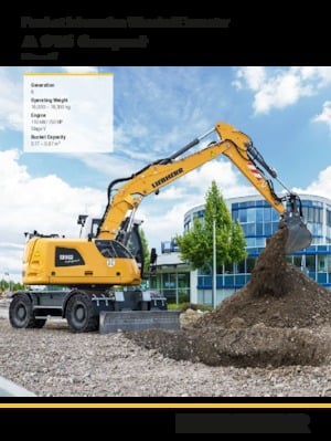 Wheel Excavators Liebherr A 916 Compact Litronic