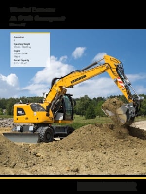 Wheel Excavators Liebherr A 918 Compact Litronic
