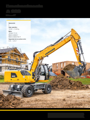 Wheel Excavators Liebherr A 920 Litronic