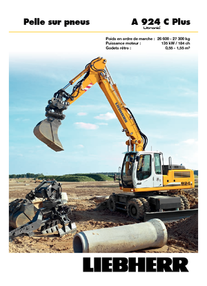 Wheel Excavators Liebherr A 924 C Plus Litronic