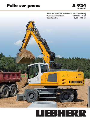 Wheel Excavators Liebherr A 924 Litronic