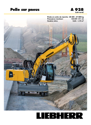 Wheel Excavators Liebherr A 928 Litronic