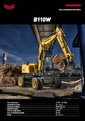 Wheel Excavators Yanmar B 110 PB