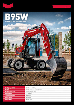 Wheel Excavators Yanmar B95W Zirkular 