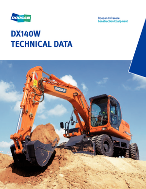 Wheel Excavators Doosan DX 140 W