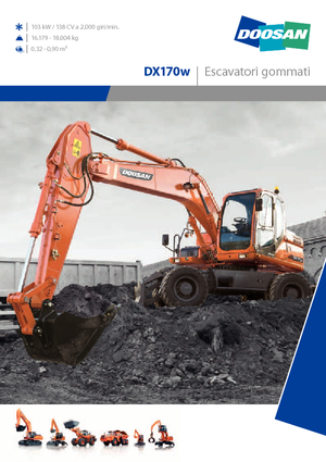 Tekerlekli ekskavatörler Doosan DX170W