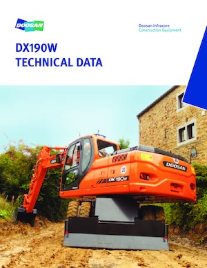Wheel Excavators Doosan DX 190 W