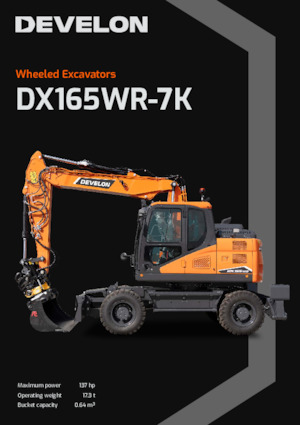 Wheel Excavators Develon DX165WR-7K