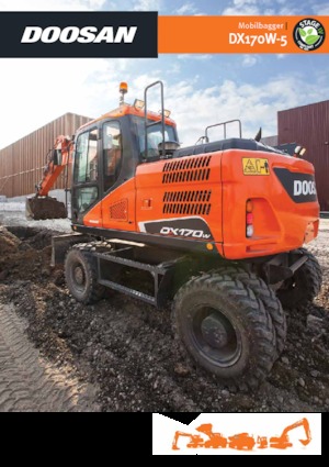 Tekerlekli ekskavatörler Doosan DX170W-5