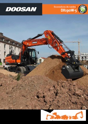 Wheel Excavators Doosan DX190W-5