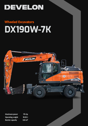 Wheel Excavators Develon DX190W-7K