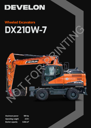 Wheel Excavators Develon DX210W-7 