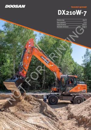 Tekerlekli ekskavatörler Doosan DX210W-7