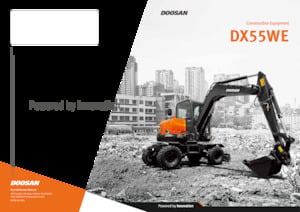 Tekerlekli ekskavatörler Doosan DX55WE