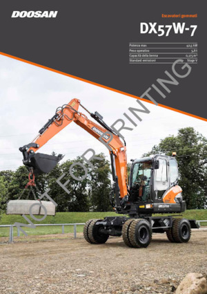 Wheel Excavators Doosan DX57W-7