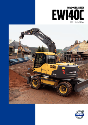 Wheel Excavators Volvo EW140C