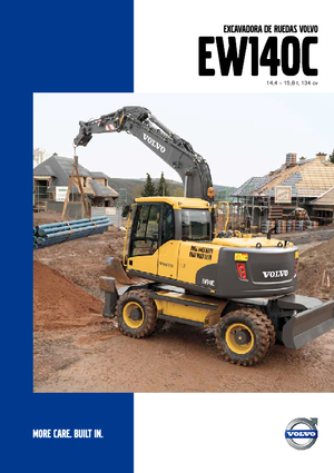 Wheel Excavators Volvo EW140C