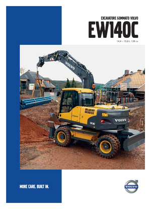 Wheel Excavators Volvo EW140C