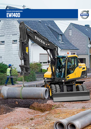 Tekerlekli ekskavatörler Volvo EW140D