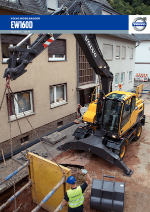 Tekerlekli ekskavatörler Volvo EW160D
