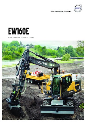 Tekerlekli ekskavatörler Volvo EW160E