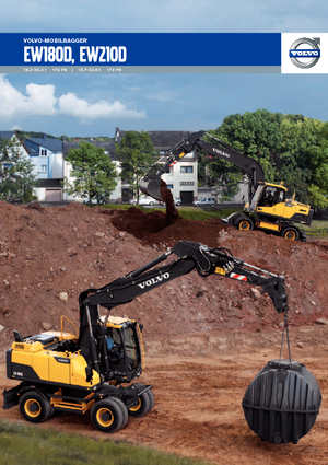 Wheel Excavators Volvo EW210D