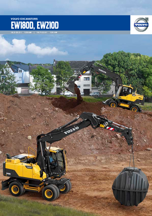 Wheel Excavators Volvo EW210D