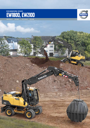 Wheel Excavators Volvo EW210D