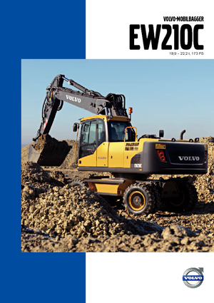 Wheel Excavators Volvo EW210C
