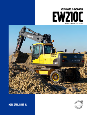 Wheel Excavators Volvo EW210C