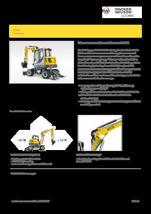 Wheel Excavators Wacker Neuson EW 65