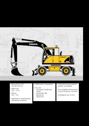 Wheel Excavators Volvo EW140