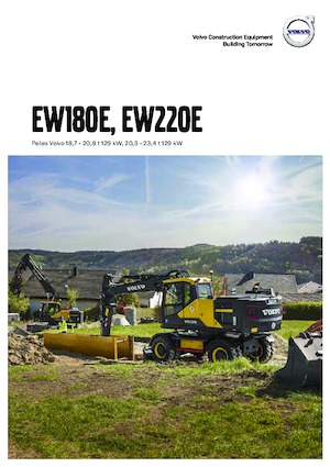 Tekerlekli ekskavatörler Volvo EW220E